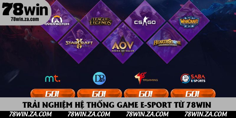 TRANG CHỦ 43 Trải nghiệm hệ thống game E-Sport từ 78Win linh hoạt, chất